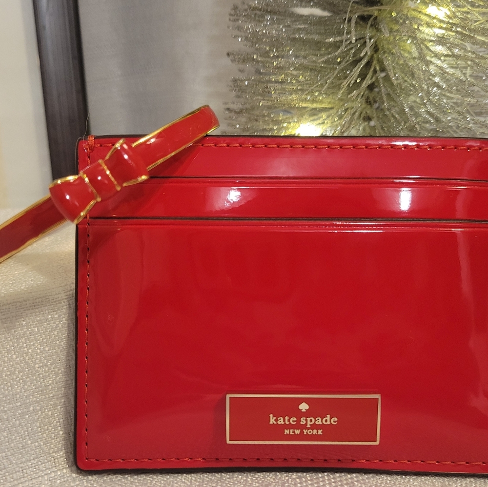 Kate Spade Red Card Holder - Picture 6 of 6